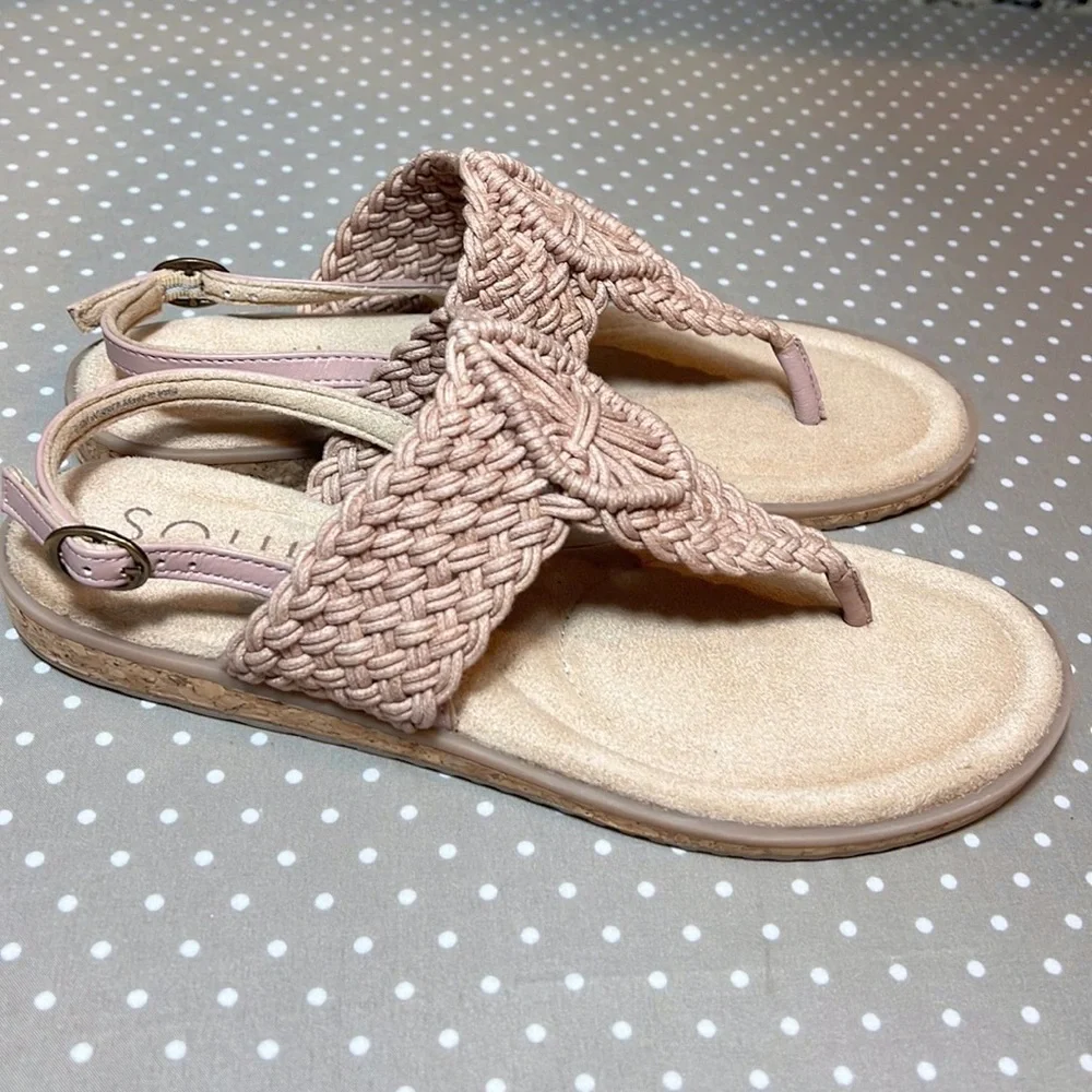 Naturalizer macrame sandals